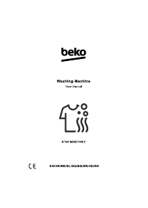 Priručnik BEKO B1WFM2821WEE Stroj za pranje rublja