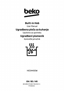 Priručnik BEKO HIC64400W Ploča za kuhanje