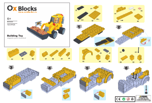 Handleiding Ox Blocks set 0604 Constructions Graafmachine