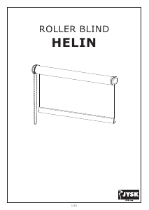 Hướng dẫn sử dụng JYSK Helin Rèm cuốn