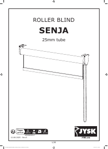 Használati útmutató JYSK Senja Redőny