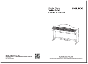 Manual NUX WK-500 Digital Piano