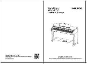Manual NUX WK-700 Digital Piano