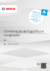 Manual Bosch KGE36AICA Frigorífico combinado
