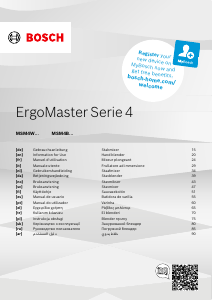 Посібник Bosch MSM4B654 ErgoMaster Ручний блендер