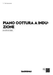 Manuale Gaggenau CI272103 Piano cottura