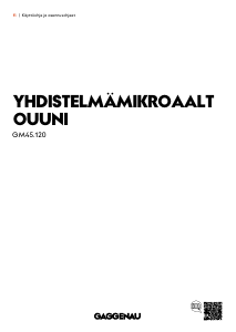 Käyttöohje Gaggenau GM450120 Mikroaaltouuni