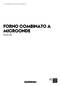 Manuale Gaggenau GM451120 Microonde