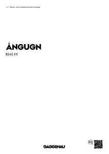 Bruksanvisning Gaggenau BS455101 Ugn