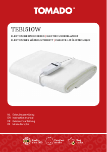 Bedienungsanleitung Tomado TEB1510W Elektrische heizdecke