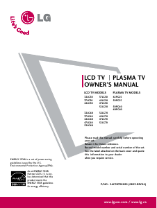 Manual LG 32LG60 LCD Television