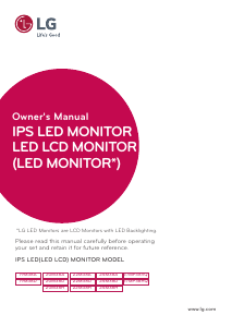 Handleiding LG 22M38H LCD monitor