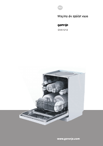 Manual Gorenje GV61212 Maşină de spălat vase