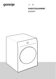 Kasutusjuhend Gorenje DPNA83WIFI Kuivati