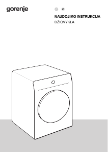 Vadovas Gorenje DPNA83WIFI Džiovyklė