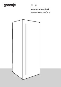 Manuál Gorenje FN619DAW6 Mraznička