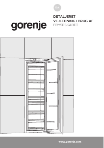 Brugsanvisning Gorenje FNI4181E1 Fryser