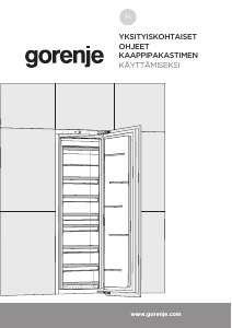Käyttöohje Gorenje FNI4181E1 Pakastin