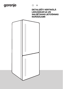 Rokasgrāmata Gorenje NRC6204SXL5M Ledusskapis ar saldētavu