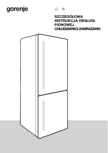 Instrukcja Gorenje NRC6204SXL5M Lodówko-zamrażarka