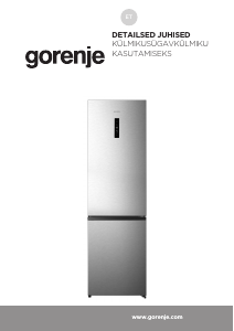 Kasutusjuhend Gorenje NRK620DAXL4 Külmik-sügavkülmik