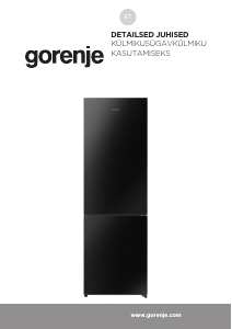Kasutusjuhend Gorenje NRK620EABG4 Külmik-sügavkülmik