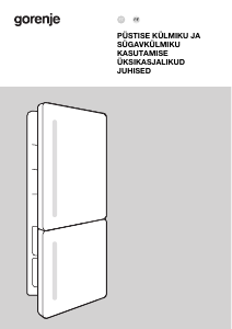 Kasutusjuhend Gorenje NRKI519E41 Külmik-sügavkülmik