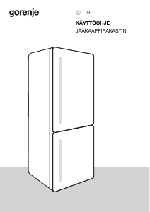 Käyttöohje Gorenje NRKP61DA2XL4 Jääkaappipakastin