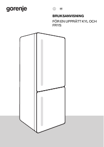 Bruksanvisning Gorenje NRKP61DA2XL4 Kyl-frys