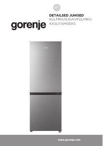 Kasutusjuhend Gorenje RK14DPS4 Külmik-sügavkülmik