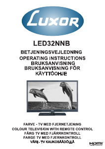 Bruksanvisning Luxor LED32NNB LED TV