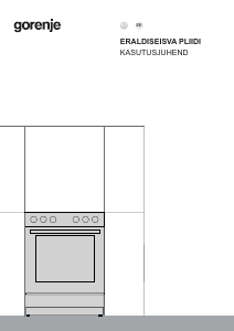 Kasutusjuhend Gorenje GG5A10WFFM Pliit