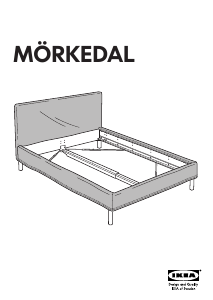 Manuál IKEA MORKEDAL Rám postele