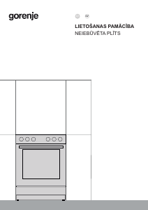 Rokasgrāmata Gorenje GG5A14WJ Kombinētā plīts