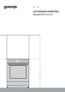 Rokasgrāmata Gorenje GK6A40WFFM Kombinētā plīts
