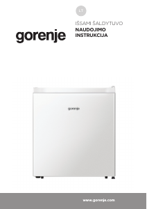 Vadovas Gorenje R44E4W4 Šaldytuvas