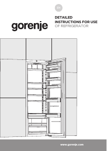 Manual Gorenje RI4181E1 Refrigerator