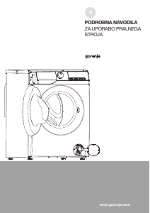 Priročnik Gorenje WNHPI94A1PS/AT Pralni stroj