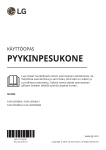Käyttöohje LG F4A1009NWH Pesukone