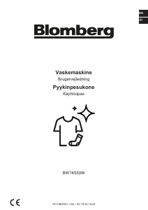Käyttöohje Blomberg BW74S50W Pesukone