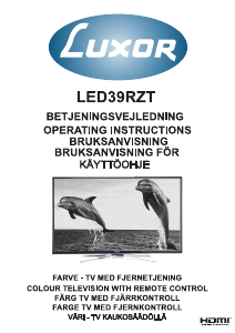 Manual Luxor LED39RZT LED Television