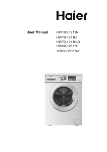 Manuale Haier HW60-1211N-S Lavatrice