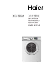 Manual Haier HW70-1211N-S Washing Machine