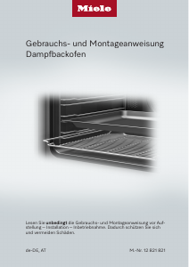Bedienungsanleitung Miele DGC 7250 CulinArt Backofen