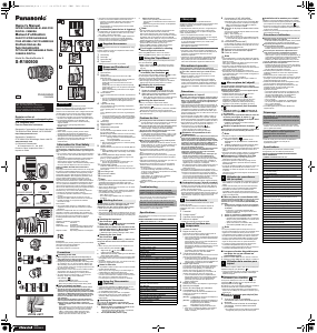 Mode d’emploi Panasonic S-R100500 Lumix Objectif