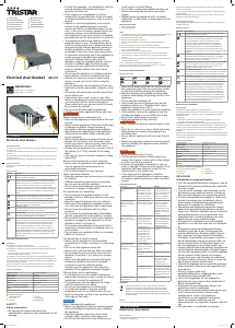 Manuale Tristar BW-4772 Coprimaterasso elettrico