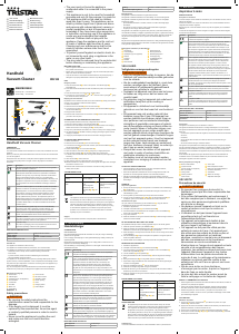 Manual de uso Tristar KR-3140 Aspirador de mano