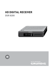 Bedienungsanleitung Grundig DSR 8200 Digital-receiver