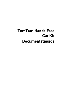 Handleiding TomTom Handsfree Carkit