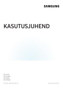 Kasutusjuhend Samsung SM-X736B Galaxy Tab S Tahvelarvuti